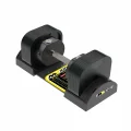 Гантель регулируемая MX Select MX70-100 EVO, рифленая стальная рукоять, вес 5.9-32.2 кг, 1 шт