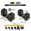 Гантели регулируемые MX Select MX100 EVO, рифленая стальная рукоять, вес 5.9-45.4 кг, пара